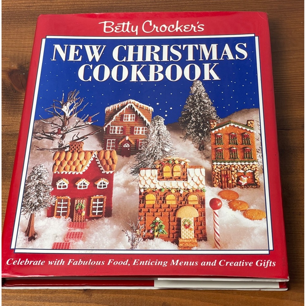 Vintage Betty Crocker's New Christmas Cookbook 1993 Hardcover